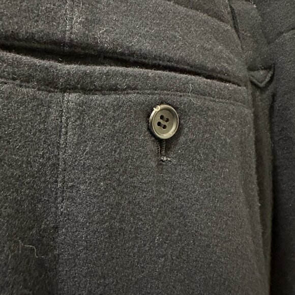 Comme des Garcons Black Wool Blend Cropped Drop Crotch Balloon Pants size S EUC - Picture 8 of 11